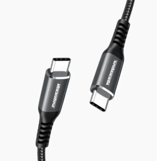 Rock Rose Type C To Type C Usb Knight Cable 60W - Black